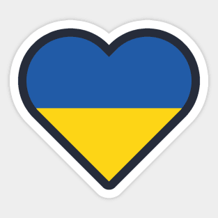 i stand with ukraine Sticker